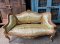 CS19 Luxury Single Golden Sofa with Carving
