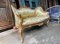 CS19 Luxury Single Golden Sofa with Carving
