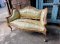 CS19 Luxury Single Golden Sofa with Carving