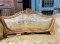 CS19 Luxury Single Golden Sofa with Carving