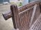 CS29 Large Indian Cart Bench Decor with Brass Sheets