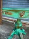 STB8 French Style Round Table in Green