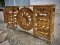 BC13 Cart Style Counter Bar in Distressed Yellow