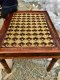 DT13 Dining Table with Embossed Brass Decor