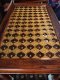 DT13 Dining Table with Embossed Brass Decor