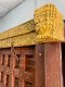 M39 Colorful British Colonial Door with Rare Brass
