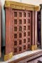 M39 Colorful British Colonial Door with Rare Brass