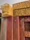 M39 Colorful British Colonial Door with Rare Brass