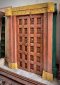 M39 Colorful British Colonial Door with Rare Brass