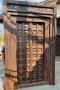 2XL41 Amazing Tribal Carved Door with Multi Levels Frame