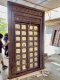 2XL56 Large Door with Shiny Brass Sheets Decor