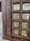 2XL56 Large Door with Shiny Brass Sheets Decor