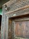 XL50 Antique Solid Wood Door with Brass Stripes and Thick Nails