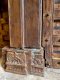 L14 Colonial Door Beautiful Patina with Brass Flowers