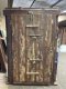 M91 Colonial Door with Classic Carving in Rustic Green