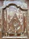 M91 Colonial Door with Classic Carving in Rustic Green