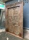 M91 Colonial Door with Classic Carving in Rustic Green