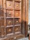 Brass House Door with Nice Carving Top Panel