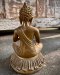 BRI21 Peaceful Sitting Buddha Brass Statue