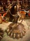 DCI82 Indian Dancers Brass Iron Painted