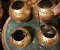 BRI34 Brass Round Candle Stands Set of 2