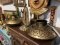 DCI118 Round Brass Candle Stand Lamp