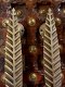 BRI25 Leafs brass door handles