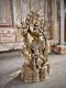 BRI43 Gopal Krishna Playing Flute Brass Statue