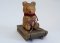 Bear Okimono Ornament ,Japanese Handcrafted wood carved Bear Sculpture