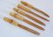 Bamboo Sweet-Dessert Forks set 5