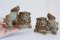 Shi Shi Lion-Dog pair, Okinawa ceramic Shi-Shi Dog Lion statuettes