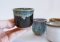 Five Sake cups (set) - 5 styles of Agano ware Artistic pottery