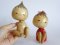 Boy & Girl Creative Kokeshi dolls pair Vtg Japanese wooden Sosaku kokeshi ,Artistic Handcrafted kokeshi