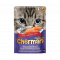 Cherman รสปลาทูและแซลมอนในเยลลี่ อาหารแมวเปียก แบบเพ้าช์ ขนาด 85 กรัม X 24 ซอง อาหารเปียกสำหรับแมวอายุ 1 ปีขึ้นไป Greatestpetshop