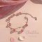 สร้อยข้อมือเงินแท้ หิน Strawberry Quartz CCB04-2 925Silver Bracelet