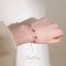 สร้อยข้อมือเงินแท้ หิน Strawberry Quartz CCB04-2 925Silver Bracelet