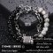 Silver Lace Agate Onyx ep.01 Bracelet