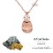 18K Rose Gold Lucky Cat Necklace