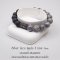 Silver Lace Agate X Lava Classic Bracelet