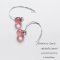 Strawberry Quartz Silver925 Earrings