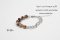 Tiger's eye Hexagon Stainless Steel Bracelet ep58