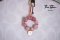 พวงกุญแจ Pink Rhodonite Keychain