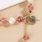 Strawberry Quartz Heart Charm + Pearl Ep61