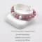 Pink Rhodonite Howlite Ep.43 Bracelet