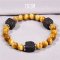 Golden Tiger Eye + Lava ep.09 Bracelet