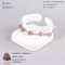 สร้อยข้อมือเงินแท้ หิน Strawberry Quartz CCB04-2 925Silver Bracelet