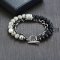 Silver Lace Agate Onyx ep.01 Bracelet