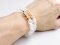 Selenite Cat eye Signature Bracelet