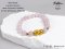 24K Gold Pixiu Rose Quartz Pep03 Bracelet