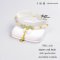 Bamboo Shaped White jade หยกขาว ep68 Bracelet